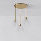 Sculptural 3-Light Chandelier - Build Your Own