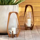 Mid-Century Wood Lanterns