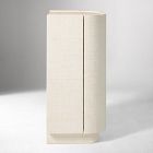 Solstice Painted Raffia Cabinet (28")