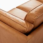 Zander Leather 2-Piece Chaise Sectional (91.5")