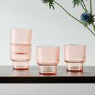 Fluted Acrylic Drinking Glasses