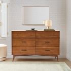 Mid-Century 6-Drawer Dresser (56")